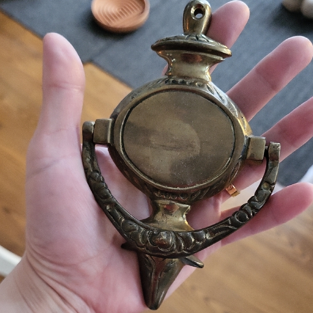 Vintage Brass Wall Hanging door knocker